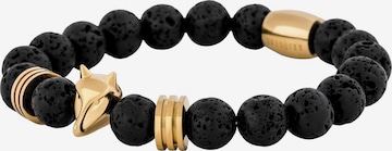 Akitsune Bracelet 'Obsidius' in Black: front