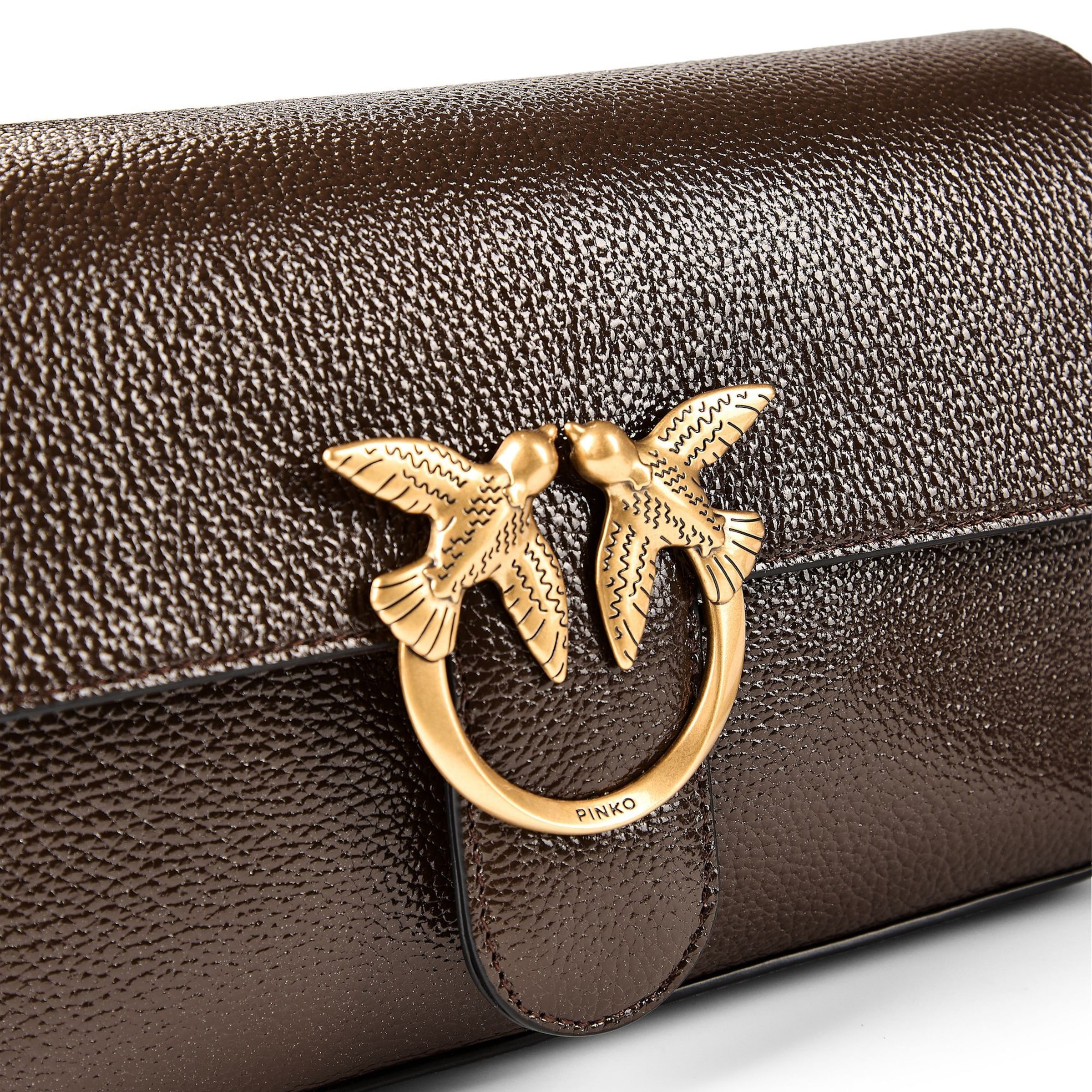 PINKO Schultertasche in Braun