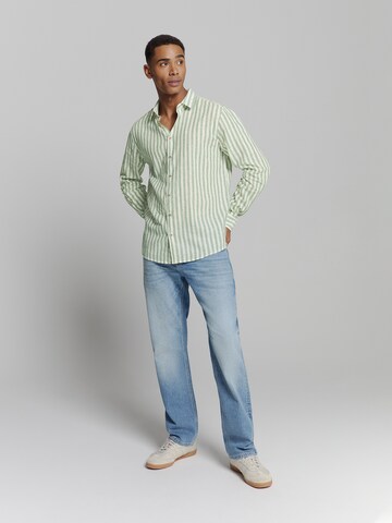 No Excess Regular fit Overhemd in Groen