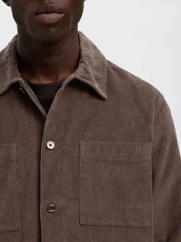 SELECTED Jacke 'SLHRegtate' in Braun