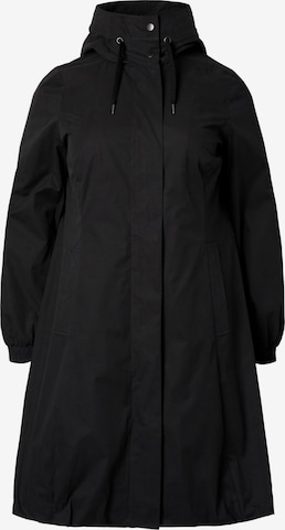 Zizzi Between-Season Jacket 'MSHILA' in Black: front