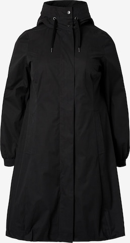 Veste mi-saison 'MSHILA' Zizzi en noir : devant