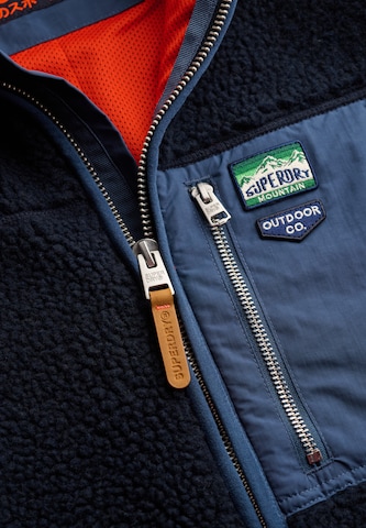 Superdry & Co Fleecejacke 'VINTAGE RETRO' in Blau