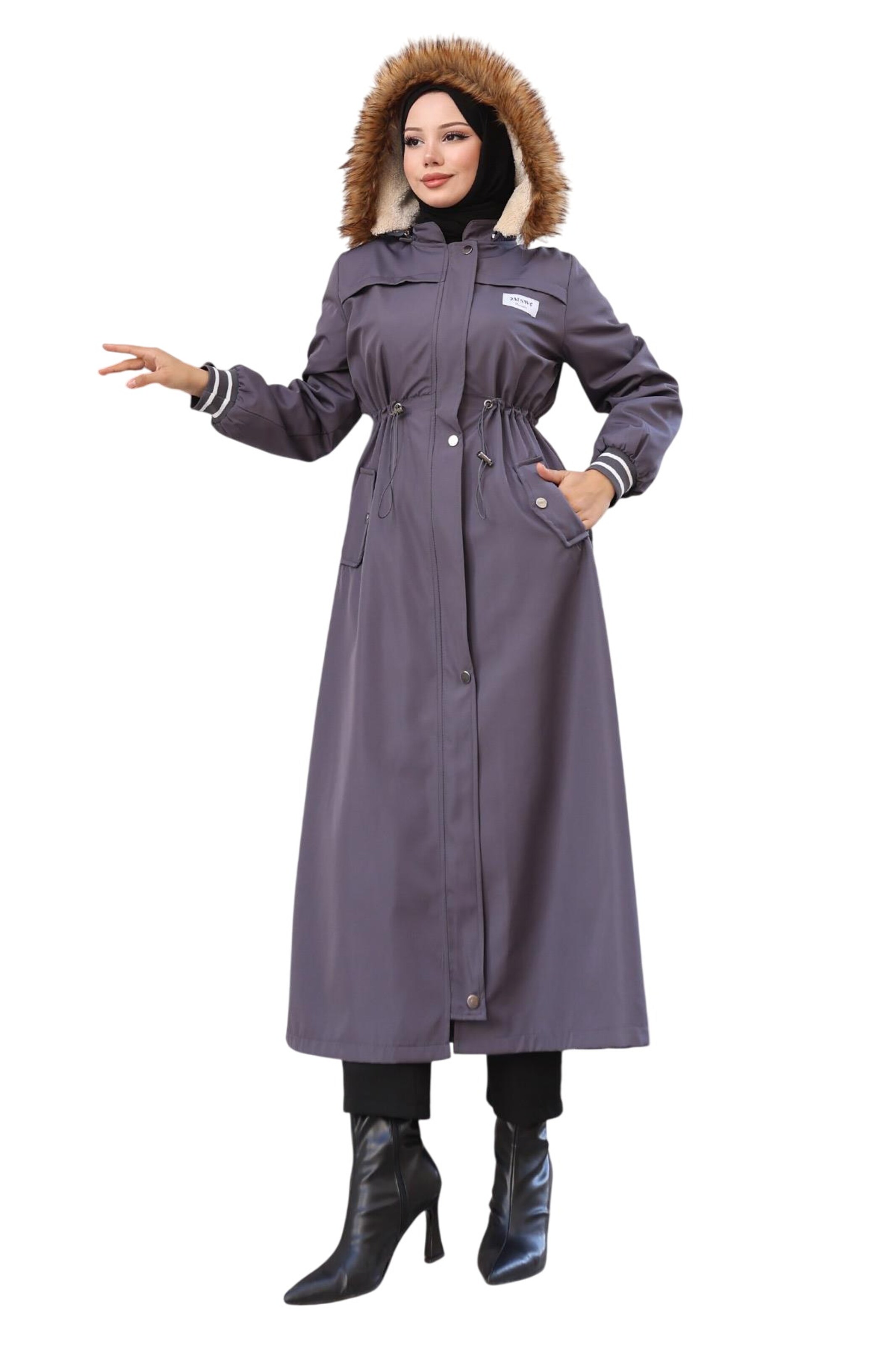 MODAMIHRAM Winter Parka in Grey