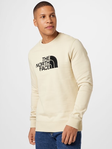 Sweat-shirt THE NORTH FACE en beige : devant