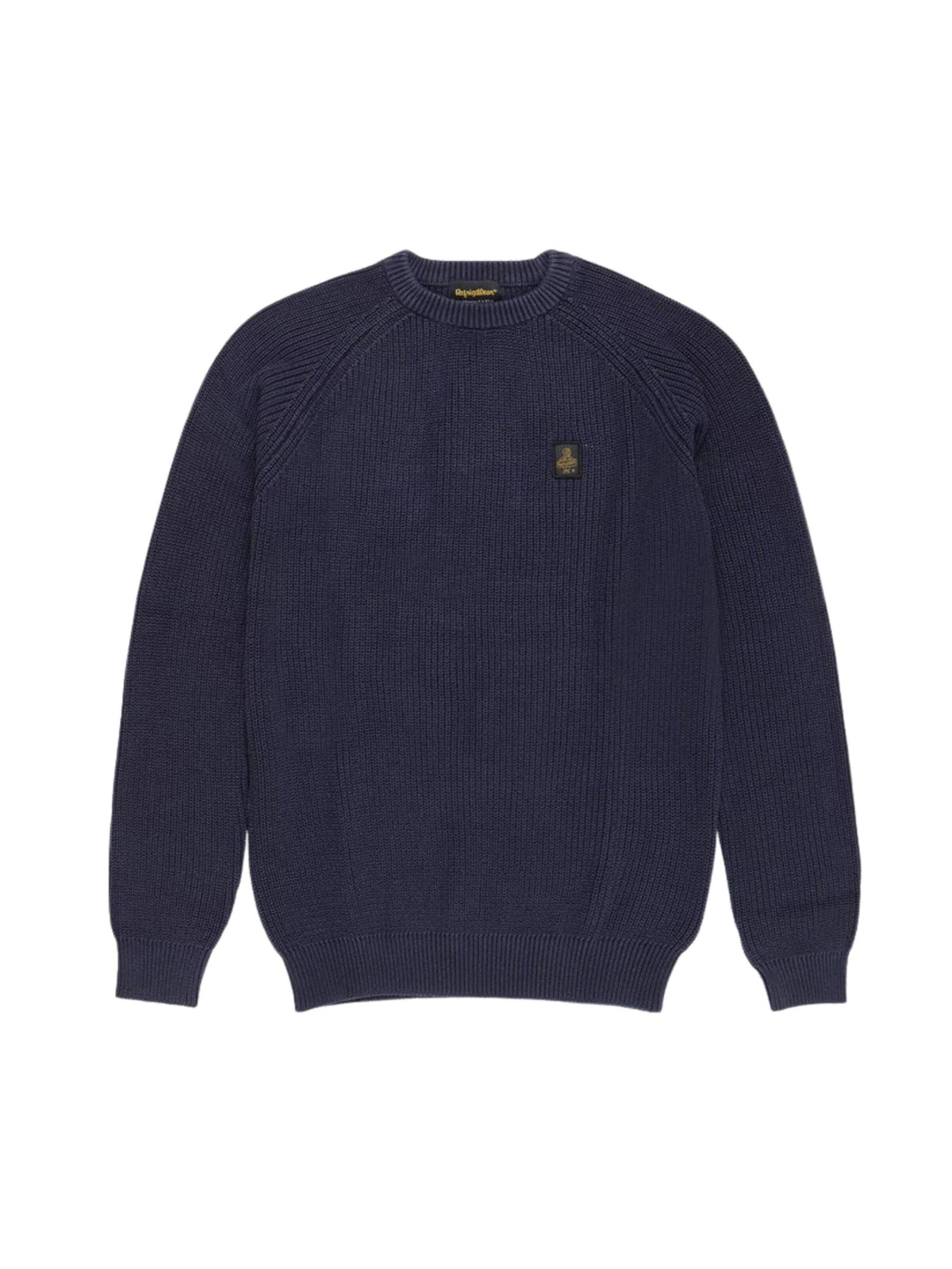 Refrigiwear Sweter 'M27100MEREK PULLOVER' w kolorze niebieski: przód