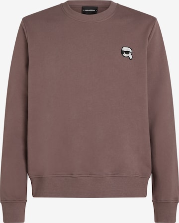 purpurinė Karl Lagerfeld Megztinis be užsegimo: priekis