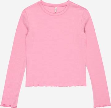 KIDS ONLY Μπλουζάκι 'FLIKA' σε ροζ: μπροστά