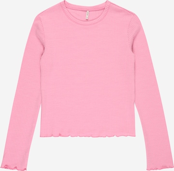 T-Shirt 'FLIKA' KIDS ONLY en rose : devant