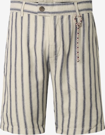 INDICODE JEANS - Regular Calças chino 'Monet' em azul: frente