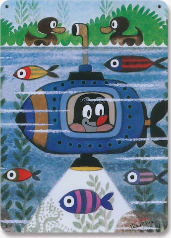 LOGOSHIRT Afbeelding 'Der kleine Maulwurf - U-Boot' in Gemengde kleuren: voorkant