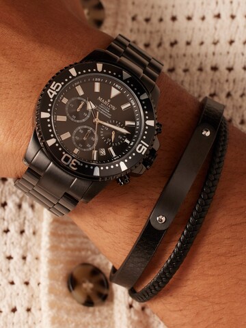 Lucardi Analog watch 'Statement' in Black