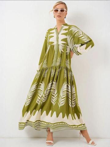 Bigdart Dress 'Maxi' in Green: front