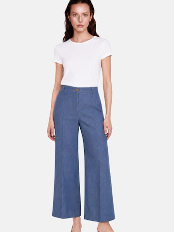 Millibar Wide Leg Hose‌‌‌‌‌‌‌ in Blau: Vorderseite