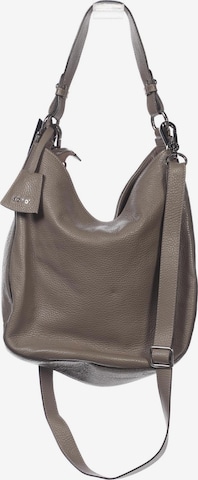 ABRO Handtasche gross Leder One Size in Grau: predná strana