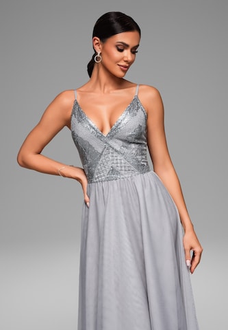 Robe de soirée Ombre en gris