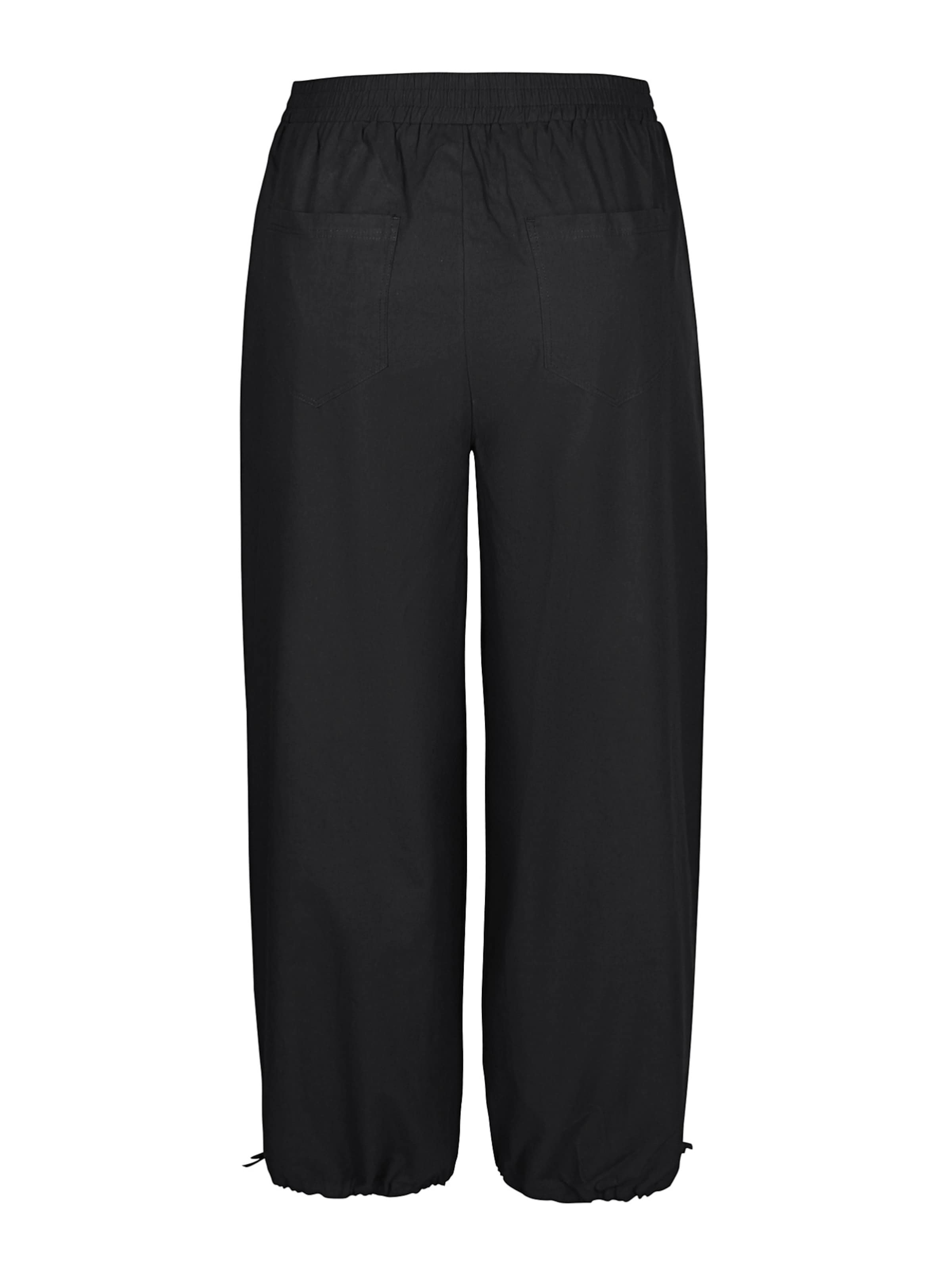 ze-ze Loosefit Hose 'Ester 021'‌‌ in Schwarz