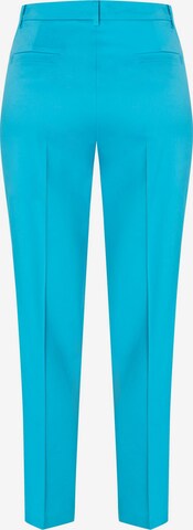 Coupe slim Pantalon à plis 'Hedy' MORE & MORE en vert