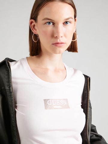 GUESS T-Shirt 'STUDS' in Pink