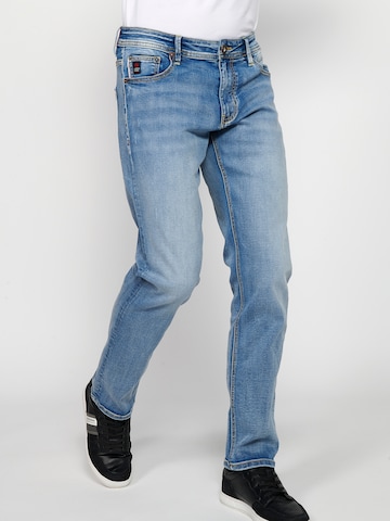 KOROSHI Regular Jeans in Blau