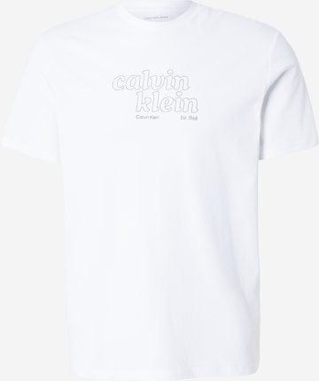Calvin Klein JeansMajica - bijela boja: prednji dio