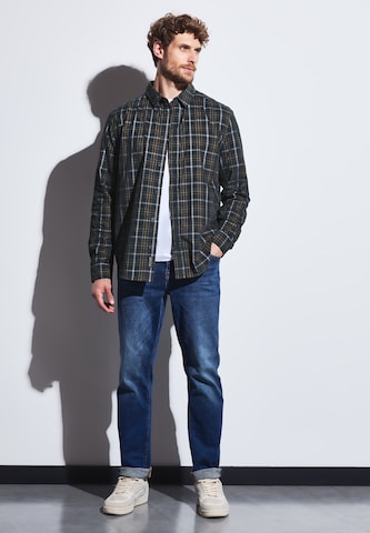 Street One MEN Regular fit Button Up Shirt in Grey