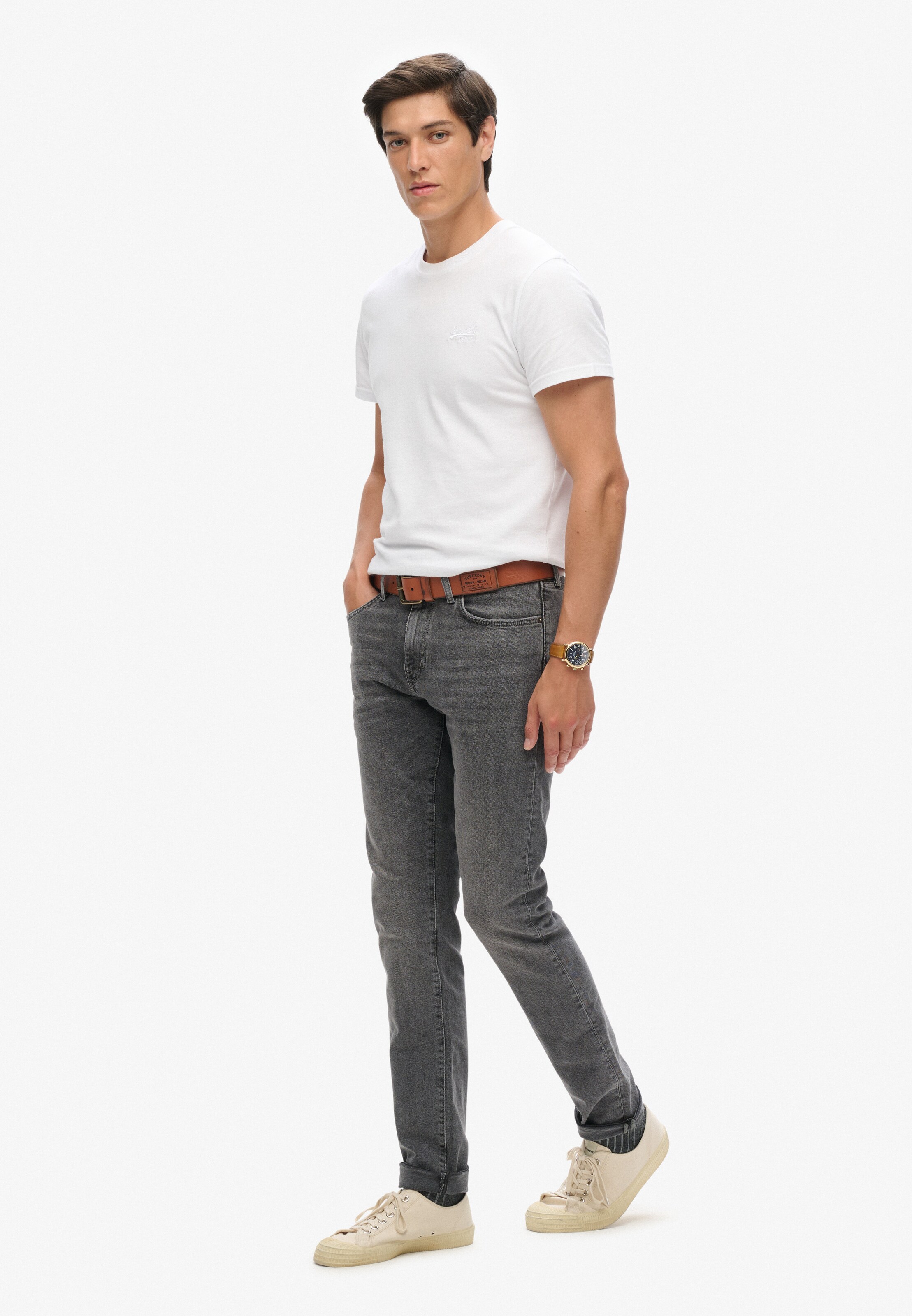 Superdry Слим Джинсы 'Vintage Slim' в Серый