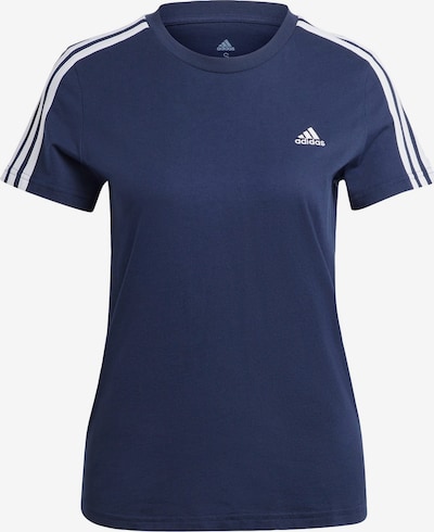 Tricou 'Essentials' ADIDAS SPORTSWEAR pe bleumarin / alb, Vizualizare produs