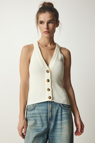 Happiness İstanbul Πλεκτό γιλέκο σε μπεζ