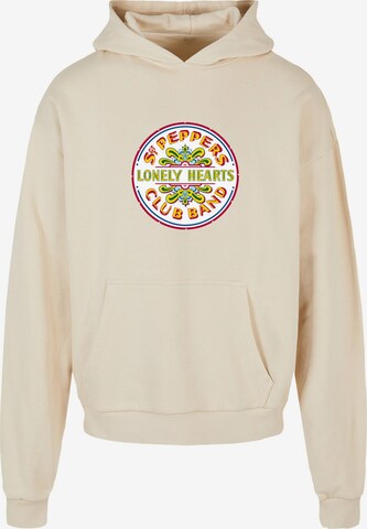 Merchcode Sweatshirt ' Beatles ' in Beige: voorkant