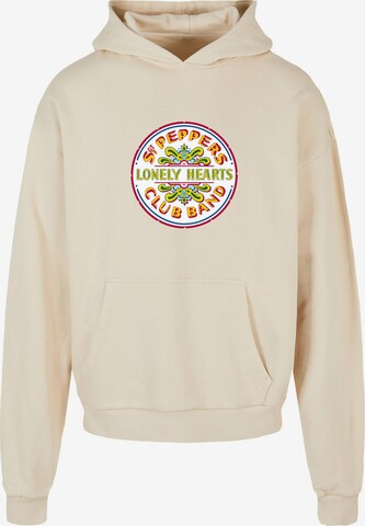 Merchcode Sweatshirt ' Beatles ' in Beige: predná strana