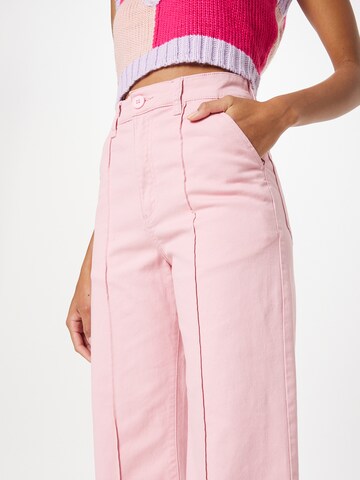 Cotton On - Pierna ancha Pantalón en rosa