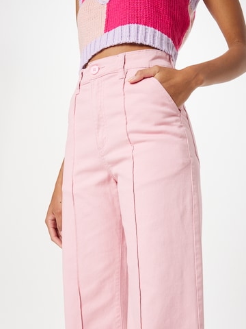 Cotton On Wide leg Παντελόνι σε ροζ