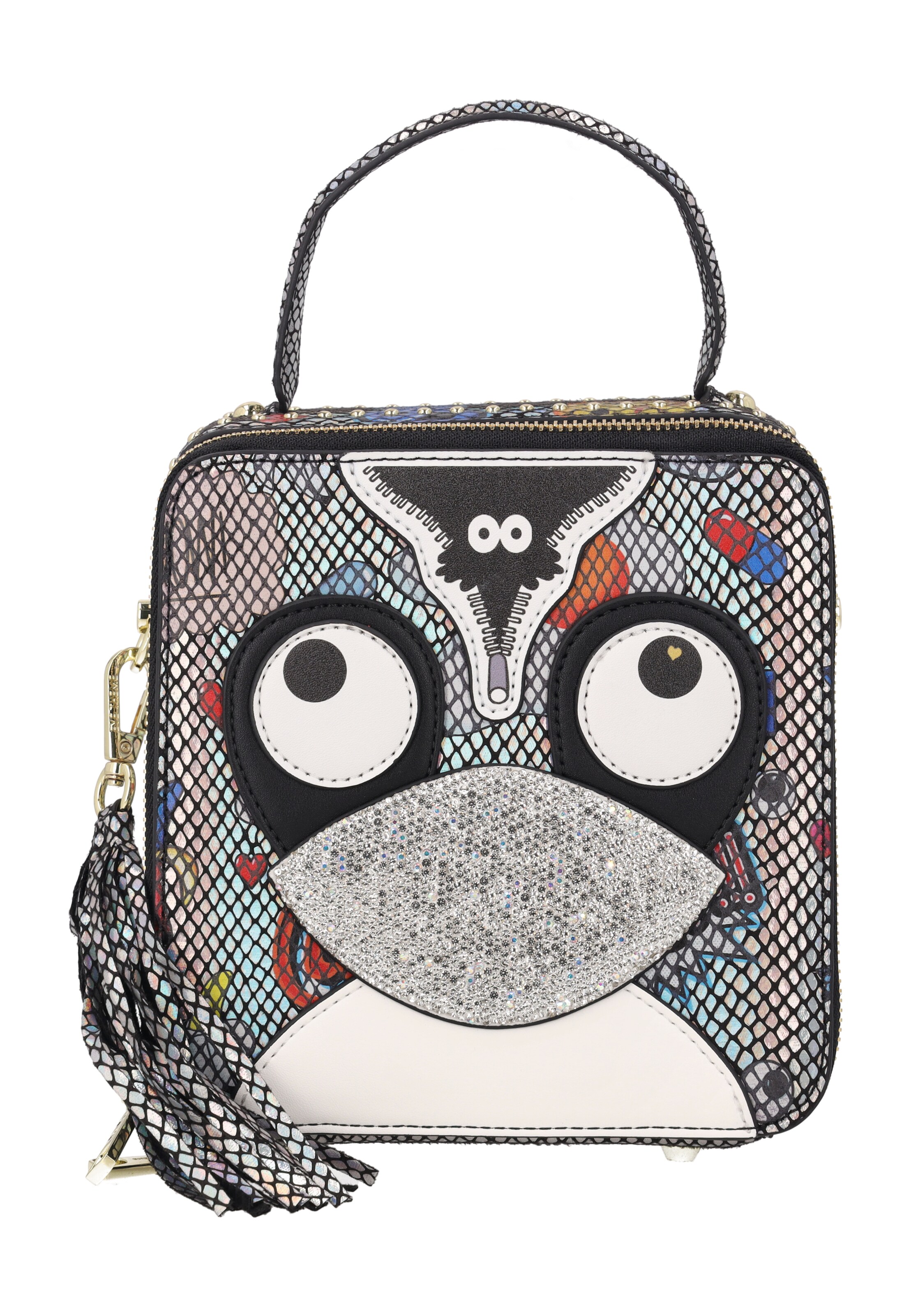 myMo Pop - Bolso de mano 'Eyetheme' en negro: frente