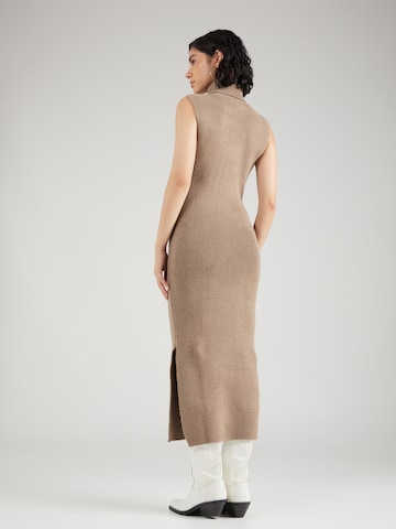 TOPSHOP Knitted dress in Beige