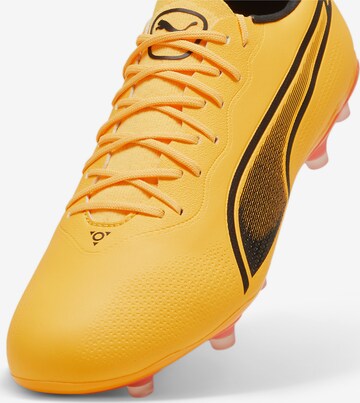 Chaussure de foot 'KING PRO' PUMA en orange