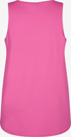 Active by Zizzi Sports Top 'ABASIC' in Pink