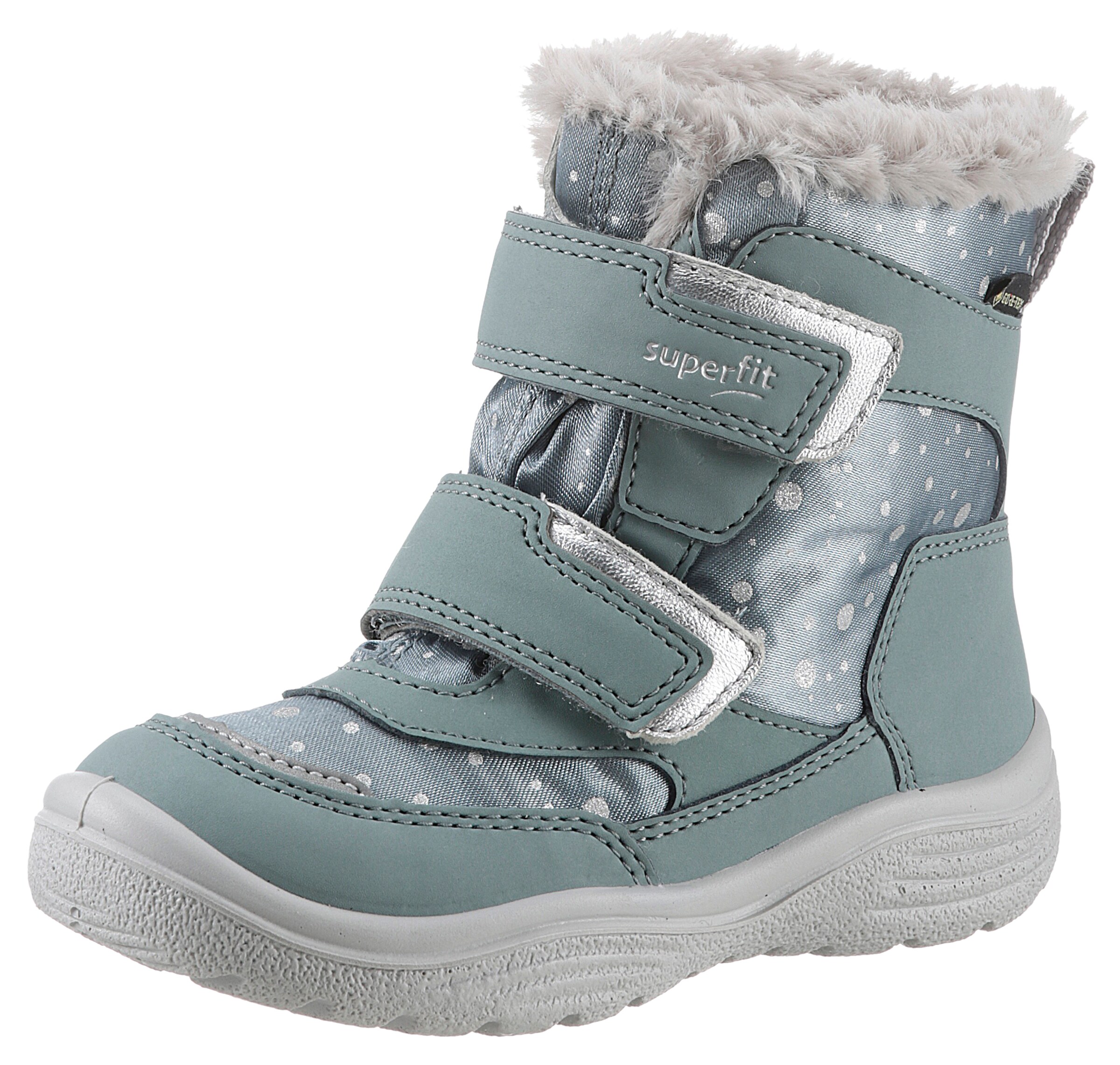 SUPERFIT Snow Boots 'Crystal' in Green: front