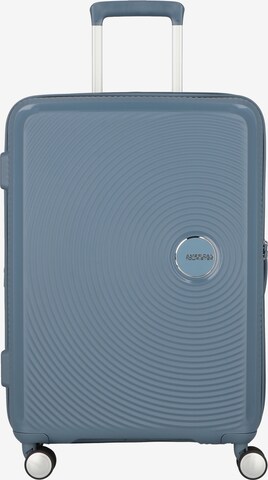 American Tourister Trolley 'SoundBox' in Blauw: voorkant