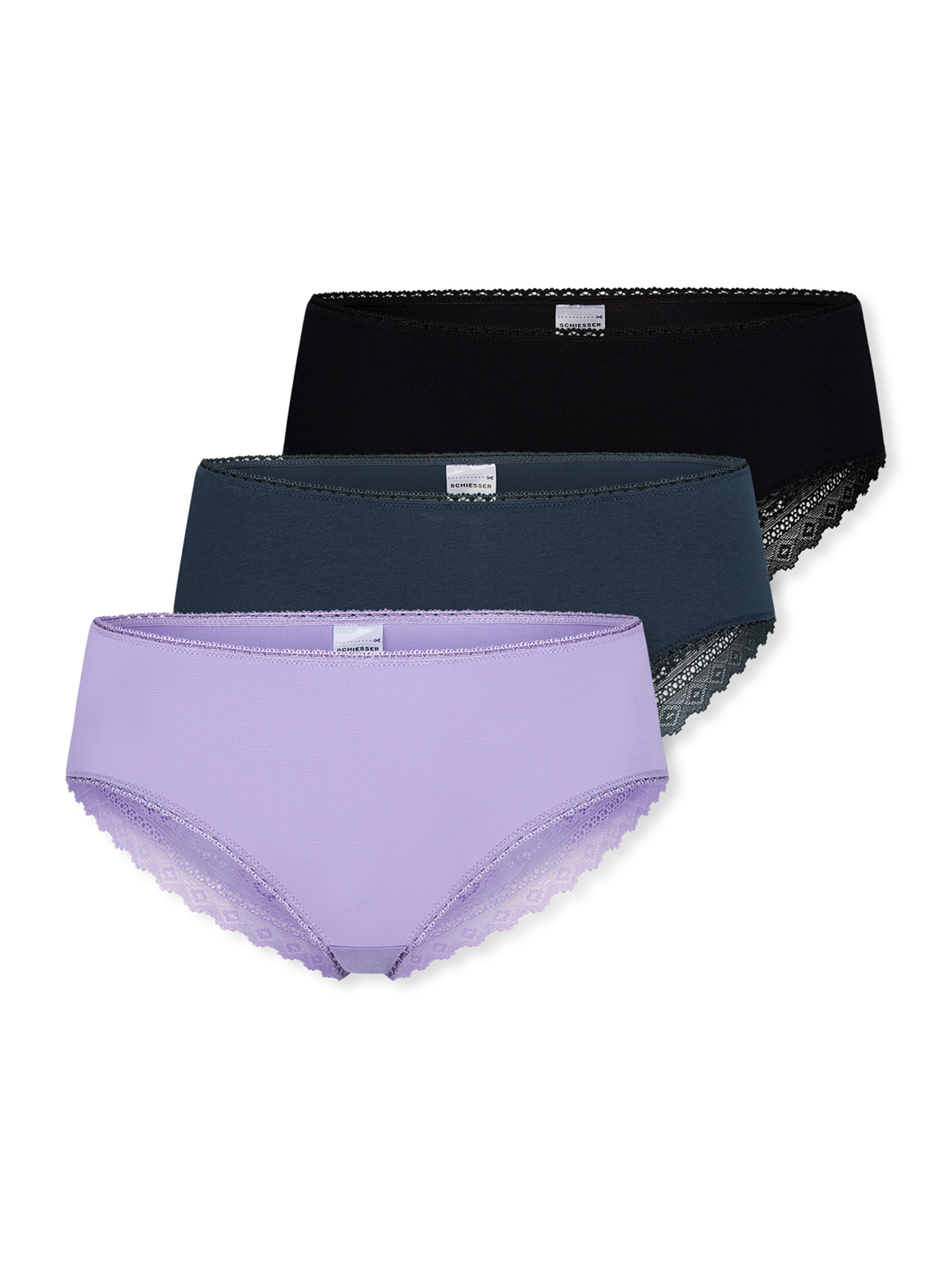 SCHIESSER Slip ' Modern Multi ' in Blauw: voorkant