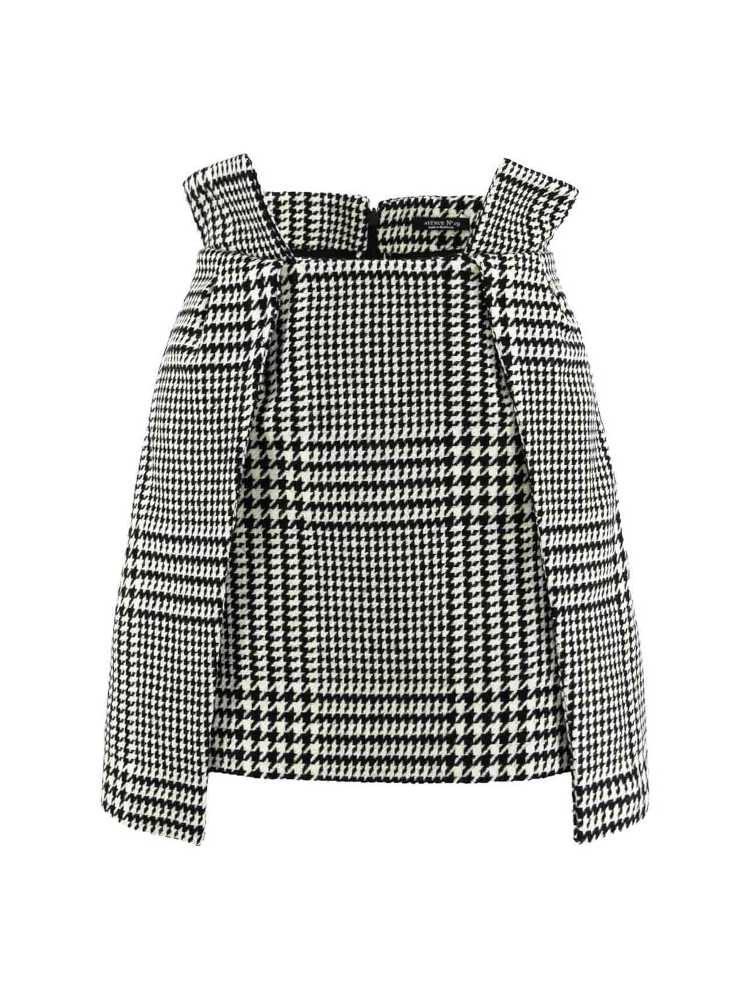 AVENUE N°29 - Falda 'Wrap' en blanco: frente