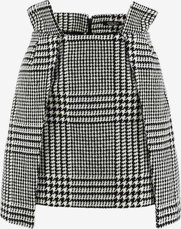 AVENUE N°29 - Falda 'Wrap' en blanco: frente