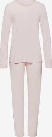 Hanro - Pijama 'Natural Elegance' em rosa: frente