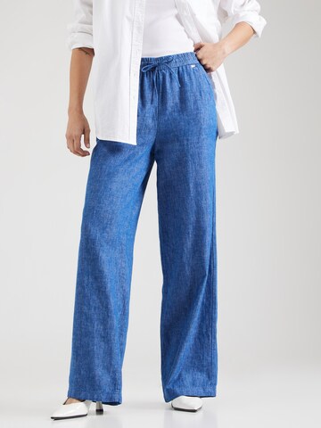 Wide leg Pantaloni di s.Oliver in blu: frontale