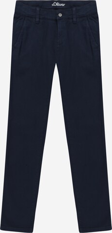 Coupe slim Pantalon s.Oliver en bleu : devant