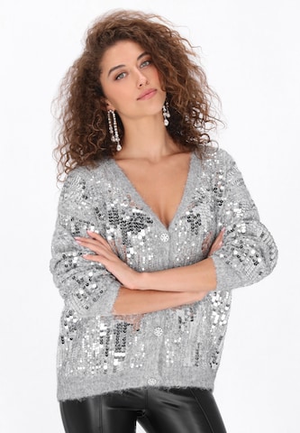 Cardigan faina en gris : devant