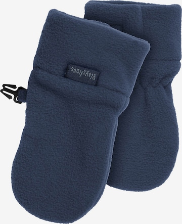 Gants PLAYSHOES en bleu : devant