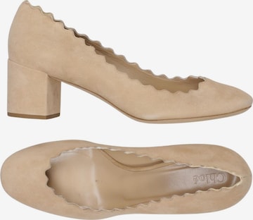 Chloé Pumps 36,5 in Beige: Vorderseite