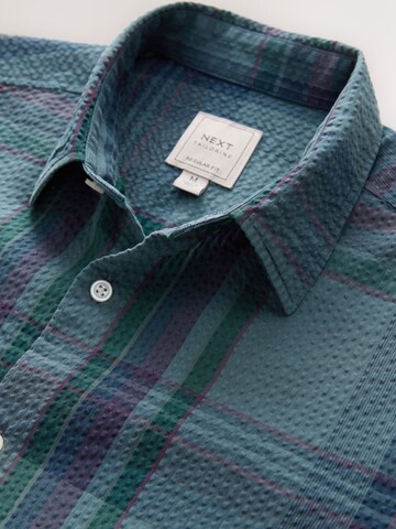 Next Regular Fit Hemd in Blau