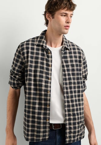 Pepe Jeans Regular Fit Hemd 'Reimes' in Braun: Vorderseite